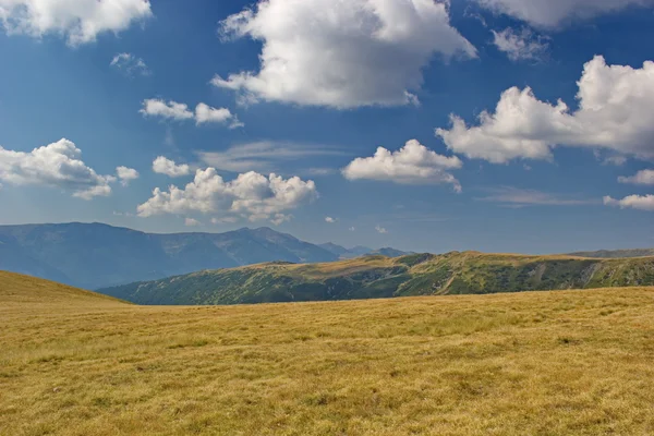 Ovalar ve tepeler Fagaras, Romanya — Stok fotoğraf