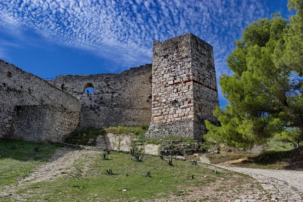Nyáron, Albánia, Berat régi erőd — Stock Fotó