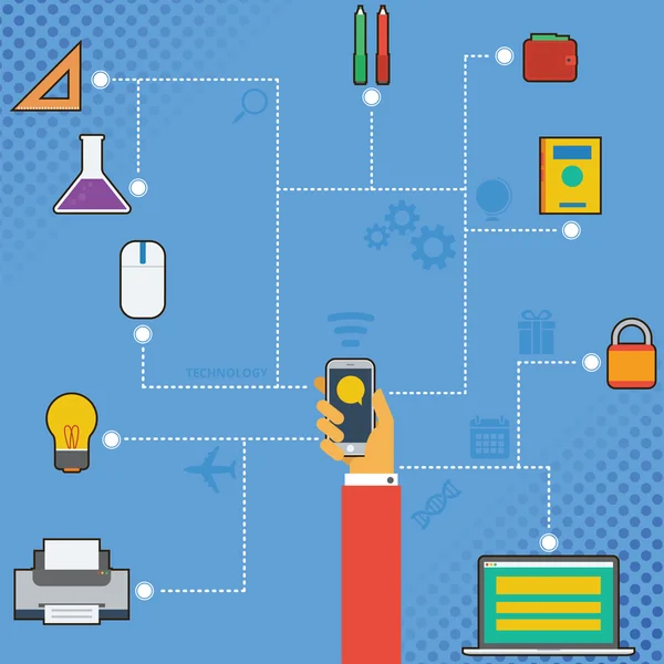 Cep telefonu teknolojisi Infographic