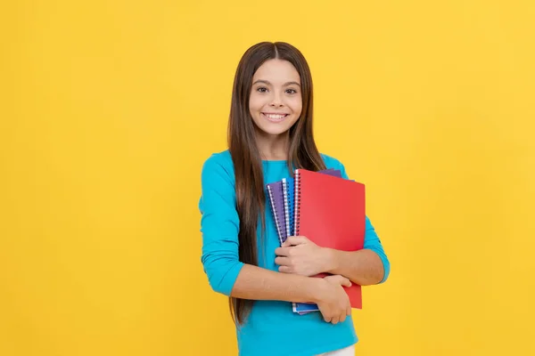 Capricious Girl Teen Girl Ready Study Happy Childhood Cheerful Kid — Stock Photo, Image