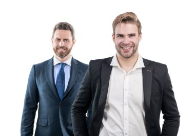 Gerçek başarı. Liderlik. Hırslı meslektaş uzmanlar. Formalite icabı iki adam. İş görüşmesindeki iş adamları. Patron ve çalışan. Kendine güvenen ortaklar Yönetici. profesyonel başarılı CEO.