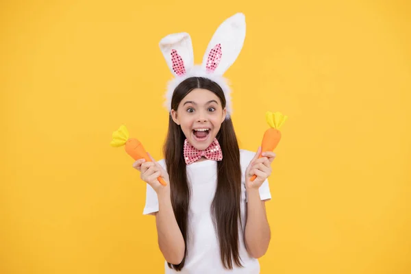 What Surprise Bunny Hunt Just Having Fun Ready Party Happy — Stock Photo, Image