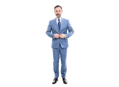 Güler yüzlü, iş adamı kılıklı, beyaz tenli, iş adamı kılıklı patron.
