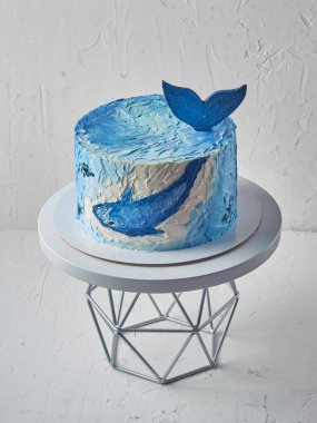 Çikolatalı turuncu kek balinası