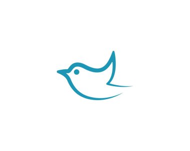 Kuş logosu resimleme tasarımı
