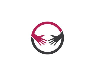 Hamile vektör simgesi logo şablonu