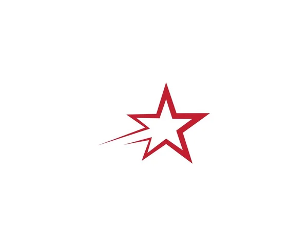 Дизайн Шаблона Логотипа Звезды — стоковый вектор
