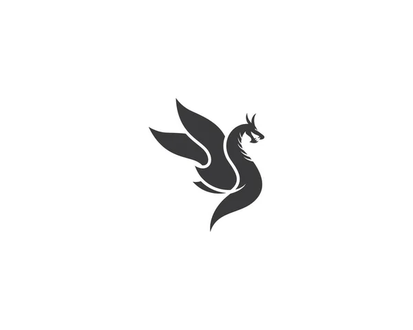 Dragon Head Symbol Illustration Design — Stock Vector