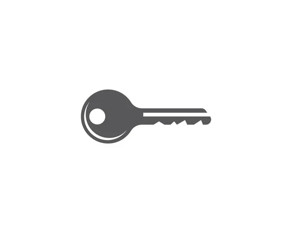 Key Logo Template Vector Icon Illustration — Stock Vector