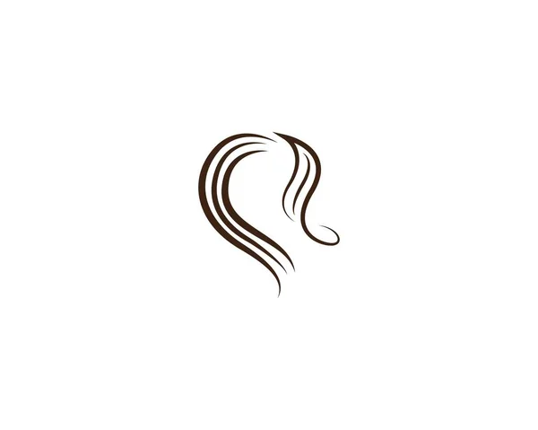 Дизайн Векторной Иконки Логотипа Волос — стоковый вектор