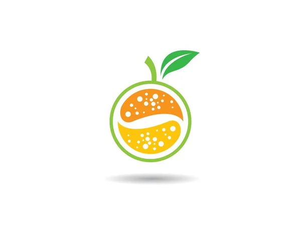 Orange Logo Vorlage Vektor Symbol Illustration Design — Stockvektor