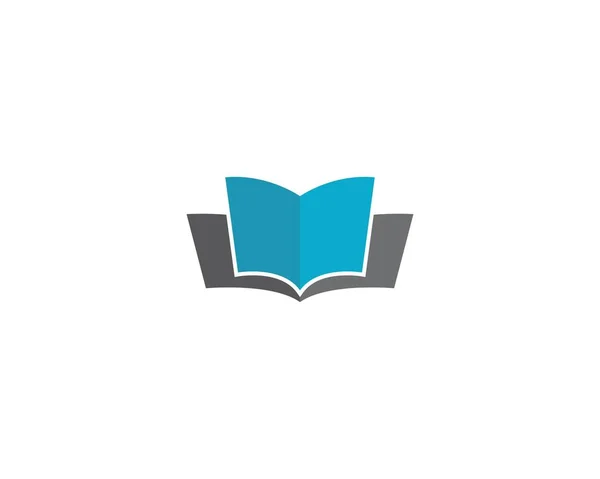 Libro Logo Icona Illustrazione Design — Vettoriale Stock