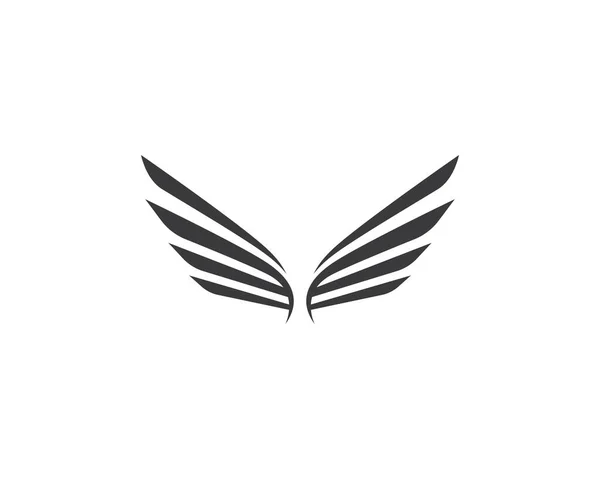 Wing Logo Template Symbool Pictogram Illustratie Ontwerp — Stockvector