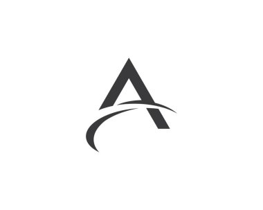 Bir harf logo vektör illüstrasyon tasarımı