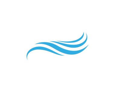 Su Dalgası logo vektör illüstrasyon tasarımı