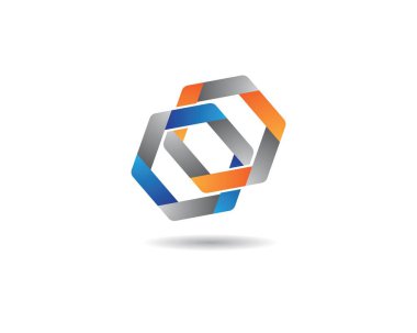 Kurumsal logo şablon vektör illüstrasyon tasarımı