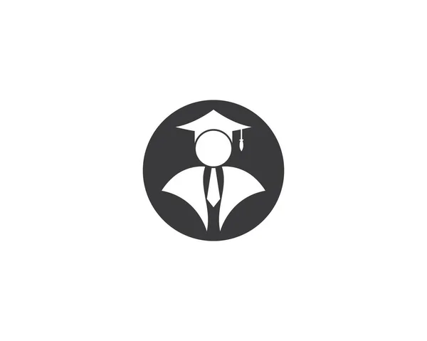 Eğitim Logosu Şablonu Vektör Illüstrasyon Tasarımı — Stok Vektör