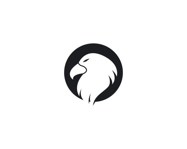 Ícone Vetor Modelo Logotipo Águia — Vetor de Stock