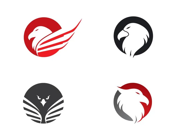 Eagle Logo Template Vector Icon — Stock Vector