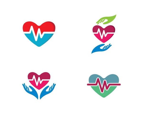 Ιατρικό Πρότυπο Λογότυπο Διανυσματικό Εικονίδιο Εικονογράφηση Σχεδιασμό — Διανυσματικό Αρχείο