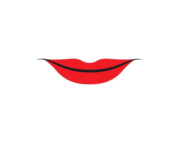 Дизайн Векторной Иконки Логотипа Губ — стоковый вектор