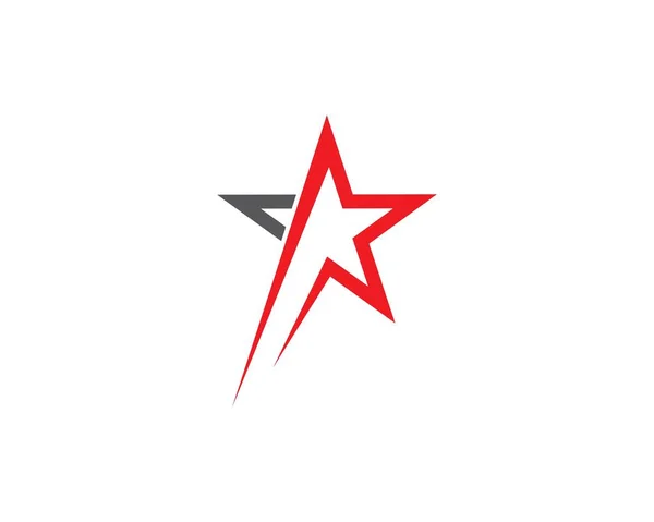 Дизайн Векторных Иконок Шаблона Star Logo — стоковый вектор