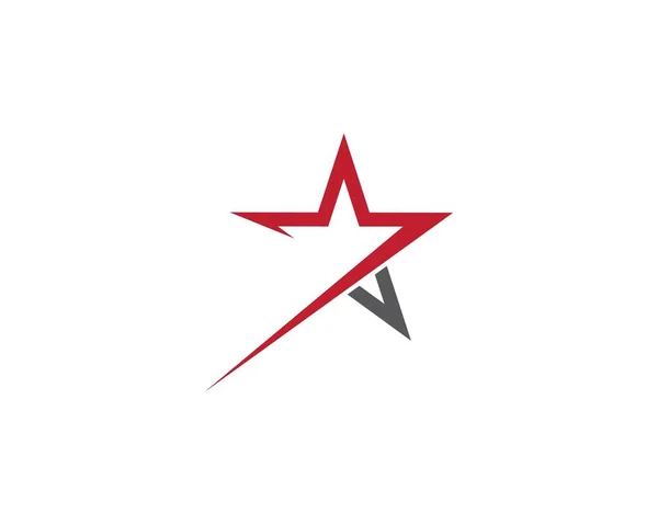 Yıldız Logosu Şablonu vektör illüstrasyon tasarımı