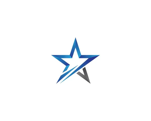 Дизайн Векторных Иконок Шаблона Star Logo — стоковый вектор