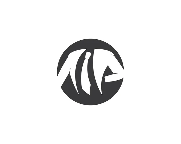 Şadamı Logo Illüstrasyon Tasarımı — Stok Vektör