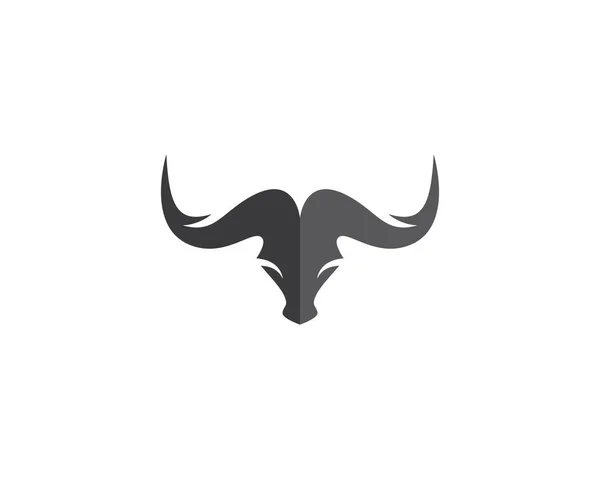 Bull Logo Template Vector Pictogram Illustratie Ontwerp — Stockvector