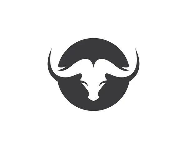 Stier Logo Vorlage Vektor Symbol Illustration Design — Stockvektor