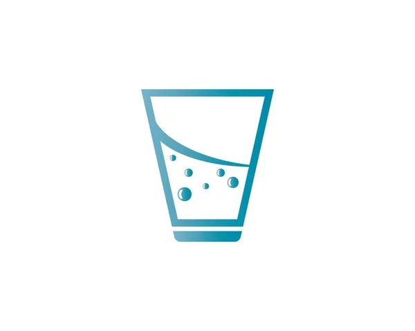 Drinkglazen Vector Illustratie Ontwerp — Stockvector