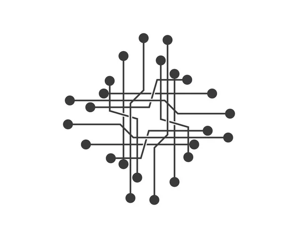 电路标识模板矢量图标设计 — 图库矢量图片