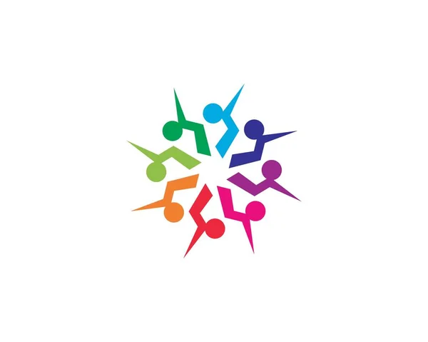 Annahme Und Community Care Logo Vorlage Vektor Symbol Illustration Design — Stockvektor