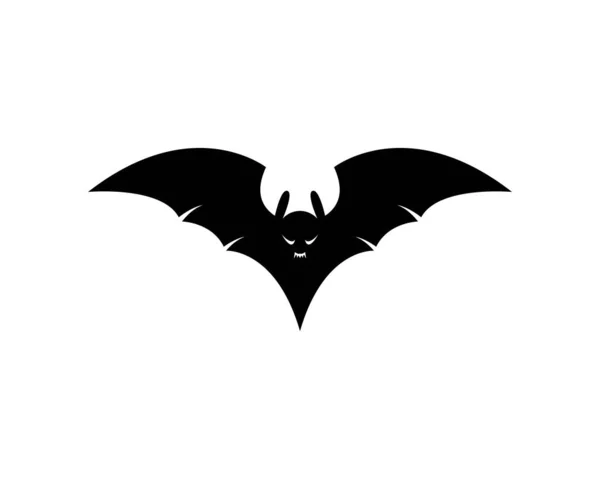 Bat Logotipo Modelo Vetor Ícone Ilustração Design —  Vetores de Stock