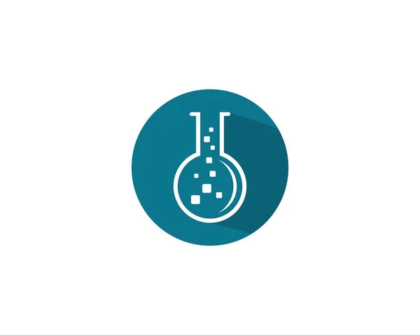 Modèle Logo Laboratoire Vecor Icône Illustration Design — Image vectorielle