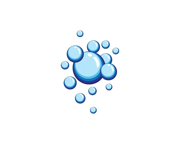 Blasen Wasser Vektor Symbol Illustration — Stockvektor