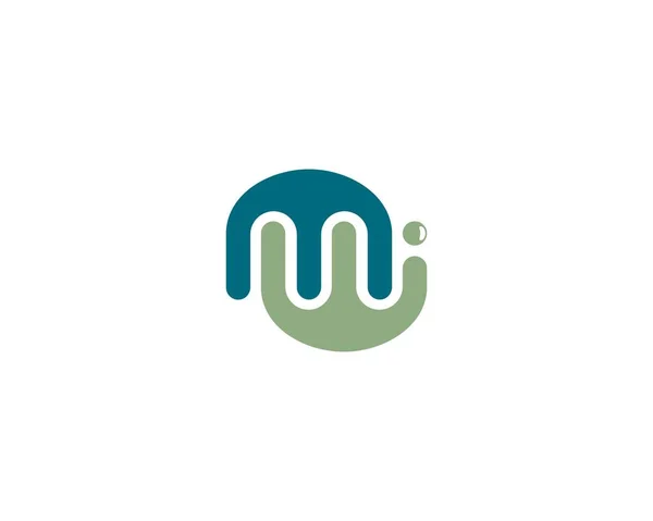 Harfi Logo Vektör Illüstrasyon Tasarımı — Stok Vektör