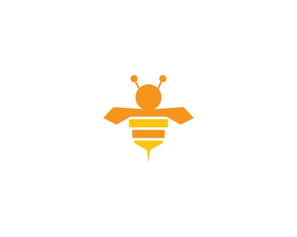 Obrázek Vektorové Ikony Loga Včel — Stockový vektor