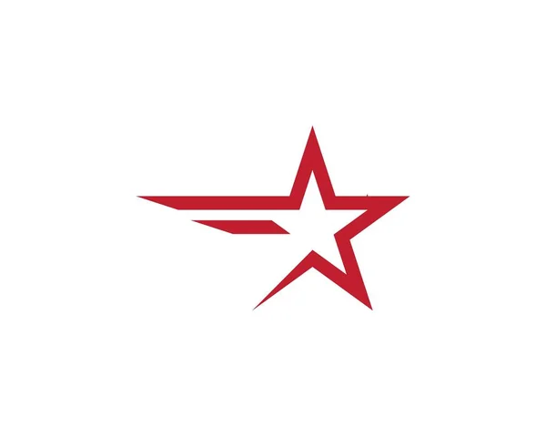 Дизайн Векторных Иконок Шаблона Star Logo — стоковый вектор