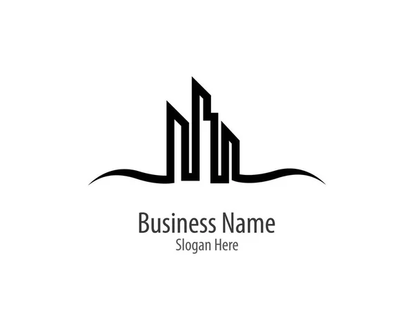 Emlak logosu illüstrasyonu