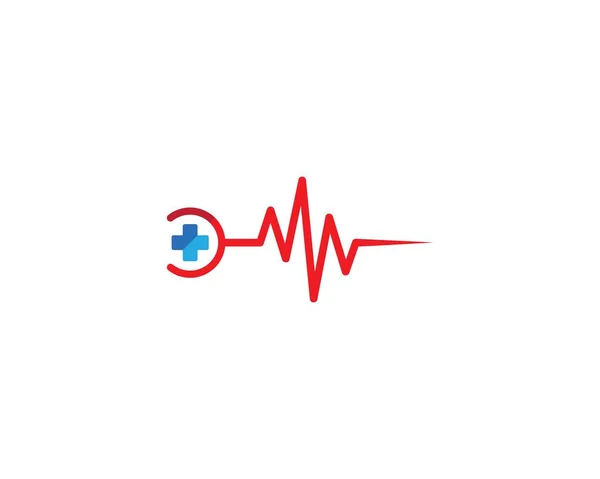 Tıbbi Logo şablon vektör illüstrasyon tasarımı