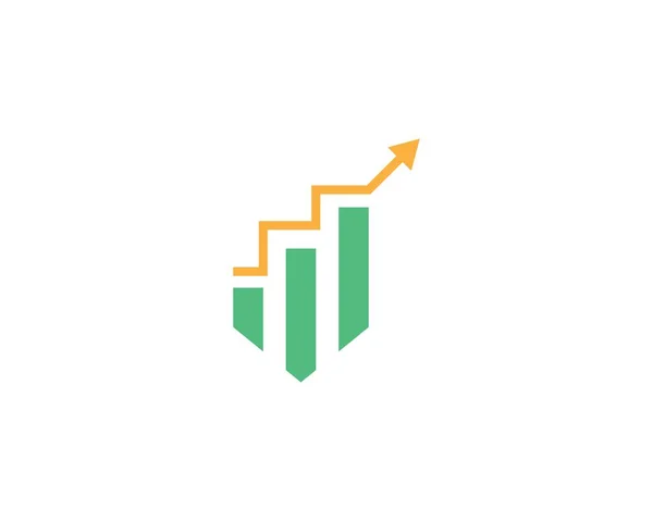 Negocios Finanzas Logo Plantilla Vector Icono Ilustración — Vector de stock