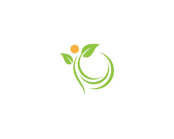 Logo Feuille Images Illustration Design — Image vectorielle