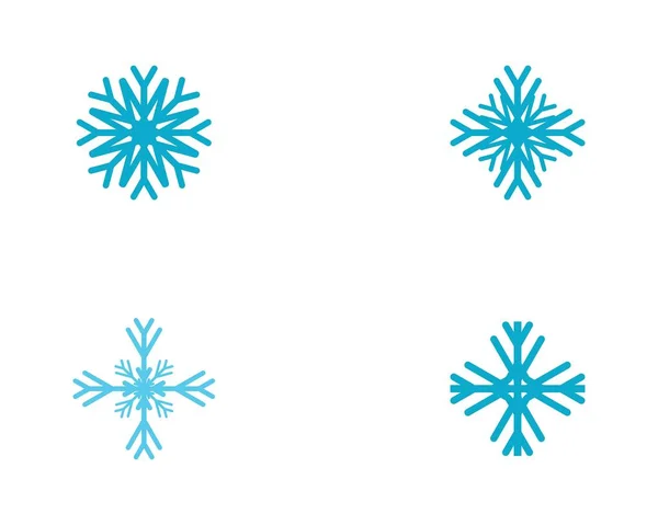 Snowflake Vector Icon Illustration — Stock Vector