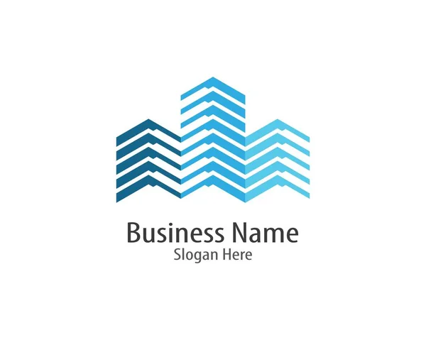Ilustração Ícone Logotipo Imobiliário —  Vetores de Stock