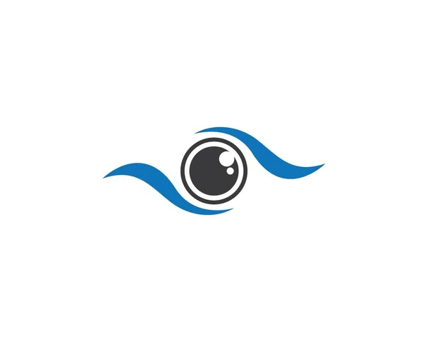 Eye Logo Template Vector Icon Illustration Design — Stock Vector