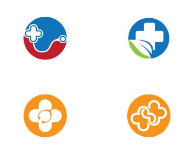 Tıbbi Logo şablon vektör illüstrasyon tasarımı