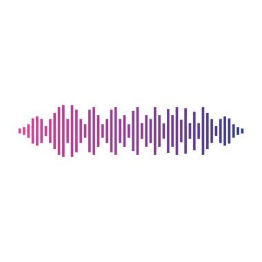 Ses dalgaları resim tasarımı