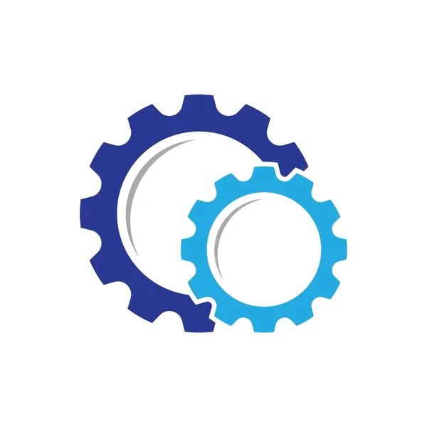 Gear Logo Afbeeldingen Illustratie Ontwerp — Stockvector